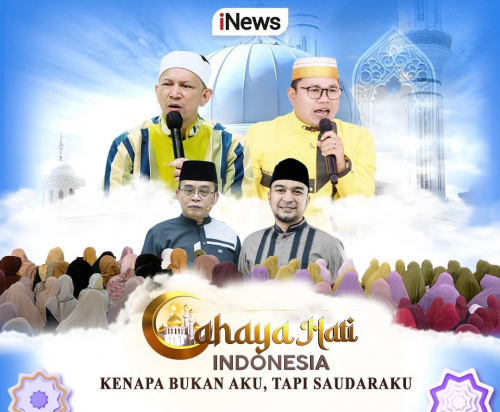 Jangan Lewatkan Siang Ini di Cahaya Hati Indonesia quot;Kenapa Bukan Aku, Tapi Saudarakuquot; Bersama David Chalik, Ustadz Erick Yusuf dan Ustadz Abeey Ghifran, Pukul 12.00 WIB, hanya di iNews