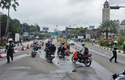 Sore Ini, Jalur Puncak Bogor Kembali Normal Dua Arah