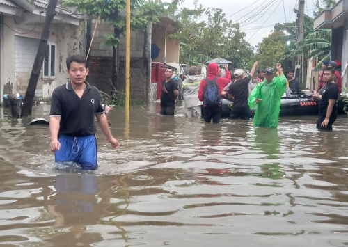 3.500 Kepala Keluarga di Perumahan Villa Kencana Bekasi Terdampak Banjir