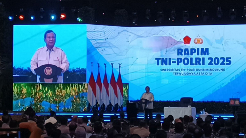 Prabowo ke Pimpinan TNI/Polri: Rakyat yang Menggaji Saudara dari Ujung Kaki Sampai Ujung Kepala