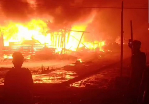 15 Rumah di Tanjab Timur Kebakaran, Satu Orang Meninggal