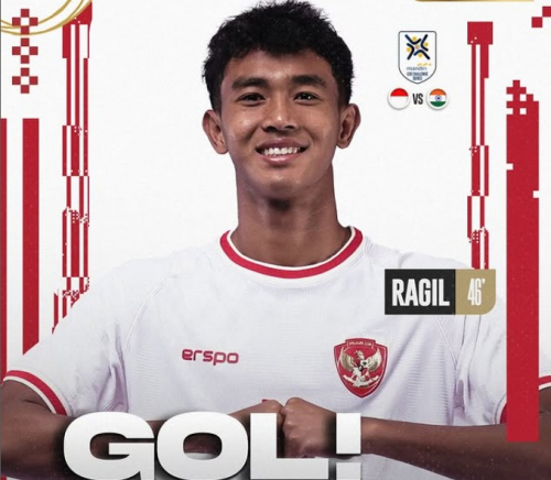 Hasil Timnas Indonesia U-20 vs India U-20: Muhammad Ragil Cetak Gol Cepat, Garuda Nusantara Unggul 2-0