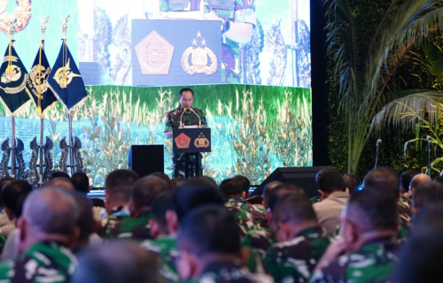 Rapim TNI-Polri 2025, Panglima TNI: Kita Harus Siap Hadapi Berbagai Kemungkinan Dampak Konflik Global