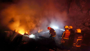 Rumah Padat Penduduk di Grogol Jakbar Terbakar, Da